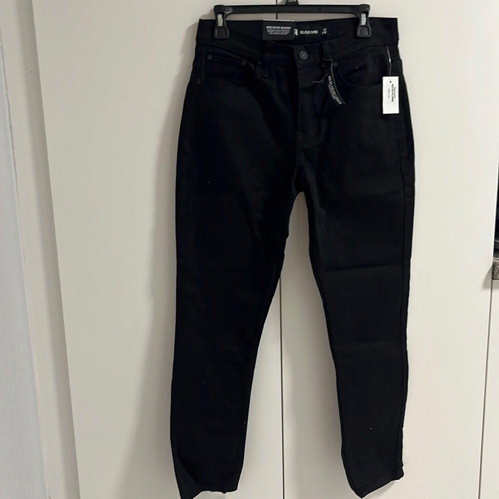 - NWT Tilly  RSQ men's black jeans relaxed taper W2830L